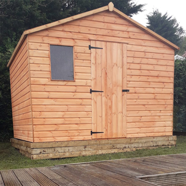 Apex shed on platform